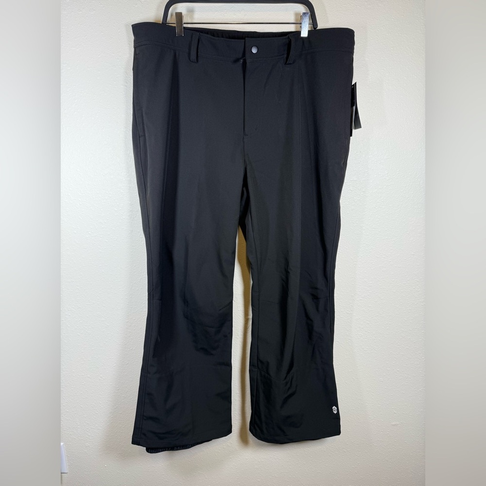 Free Country Soft Shell Ski Snow Pants Black Men’s XXL NEW